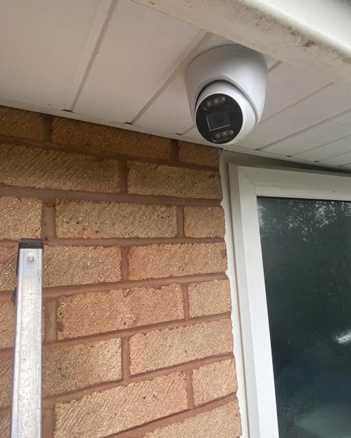 4K Security CCTV camera installation photo from Instagram