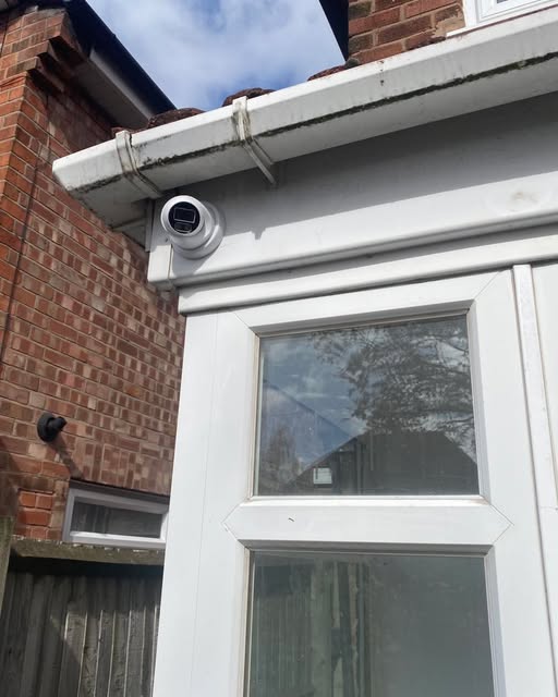 4K Security completed CCTV installation photo from Instagram